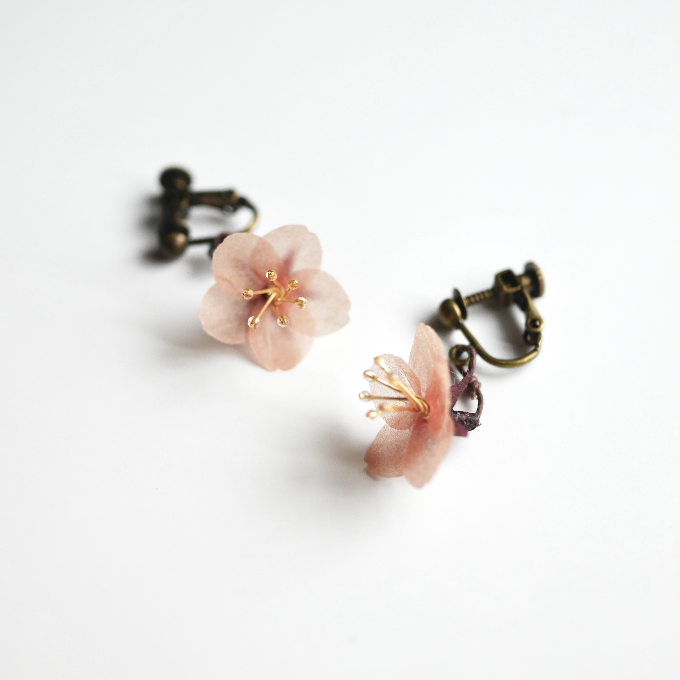 和紙の花「大和の桜 -追憶- 一輪」